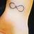 Cross With Infinity Symbol Tattoo