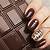 Deliciously Dark Elegance: Glamorous Chocolate Brown Nail Trends