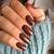 Deliciously Refined: Elegant Chocolate Brown Manicure Ideas