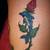 Dolphin With Rose Tattoo