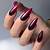 Elegant and Edgy: Dark Burgundy Nail Ideas for a Bold Look