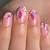 Fall Floral Elegance: Short Nail Designs with Blossoming Beauty