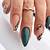 Fall into Style: Make a statement with chic dark green nail designs