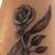 Feather Rose Tattoo