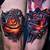 Fire Rose Tattoo