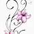 Flower Swirl Tattoo Designs