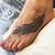 Foot Feather Tattoo Designs
