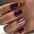 Gorgeous Wine-Stained Nails: Dark Burgundy Ideas for a Sophisticated Style