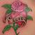 Heart Rose Tattoo Designs