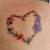Heart With Flower Tattoo Designs