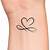 Infinity Heart Tattoo Wrist