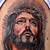 Jesus Face Tattoo