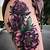 Leg Flower Tattoo Designs