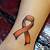 Leukemia Ribbon Tattoo
