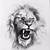 Lion Roaring Tattoo Designs