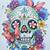 Mexican Sugar Skull Tattoo Designs