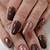 Mysterious Allure: Discover the Magic of Dark Brown Nail Art!