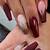 Mysterious Beauty: Embrace the Dark Side with Stunning Burgundy Nails