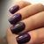 Mysterious Seductress: Embrace Your Dark Side with Plum Nails