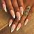 Nail Perfection: Almond Shaped Nails with Classy Brown French Tips
