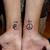 Peace Sign Wrist Tattoos