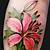 Pink Lily Tattoo Designs