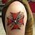 Pointed Cross Tattoo