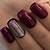 Regal and Ravishing: Dark Burgundy Nail Inspiration for a Majestic Look