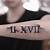Roman Numeral Tattoo Font