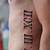 Roman Numeral Tattoos