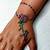 Rose And Rosary Bead Tattoos