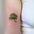 Small Willow Tree Tattoo