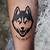 Small Wolf Tattoo Designs