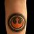 Star Wars Rebel Symbol Tattoo