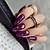 Sultry Seductress: Create Drama with Dark Plum Nails