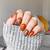 Sweater Weather Chic: Nail the Look with Beautiful Burnt Orange Nails