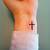 Tattoo Cross On Wrist