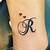 Tattoo Letter R Design