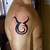 Taurus Star Sign Tattoo Designs