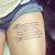Thigh Quote Tattoos