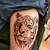 Tiger Tattoo On Thigh