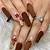 Trendsetting Tones: Rock Fashionable Brown Nails for Fall