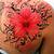 Tribal Hibiscus Flower Tattoos