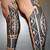 Tribal Tattoo For Legs