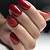 Understated Elegance: Dark Red Nail Inspiration for a Subtle yet Striking Manicure
