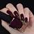 Vampy Glam Icon: Flaunt the Best Dark Nail Shades