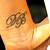 Victoria Beckham Wrist Tattoo