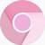 aesthetic google icon pink
