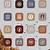 aesthetic icons apple