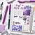 aesthetic journal ideas purple